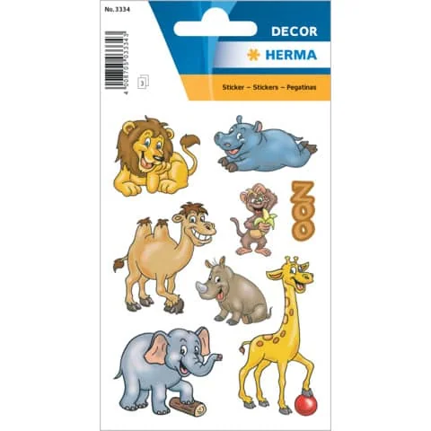 HERMA Sticker DECOR "Zootiere" (EAN: 4008705033343)