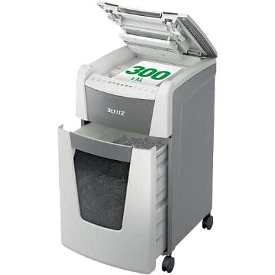 LEITZ Aktenvernichter IQ AutoFeed OfficePro 300 P5, weiß (EAN: 4002432124138)