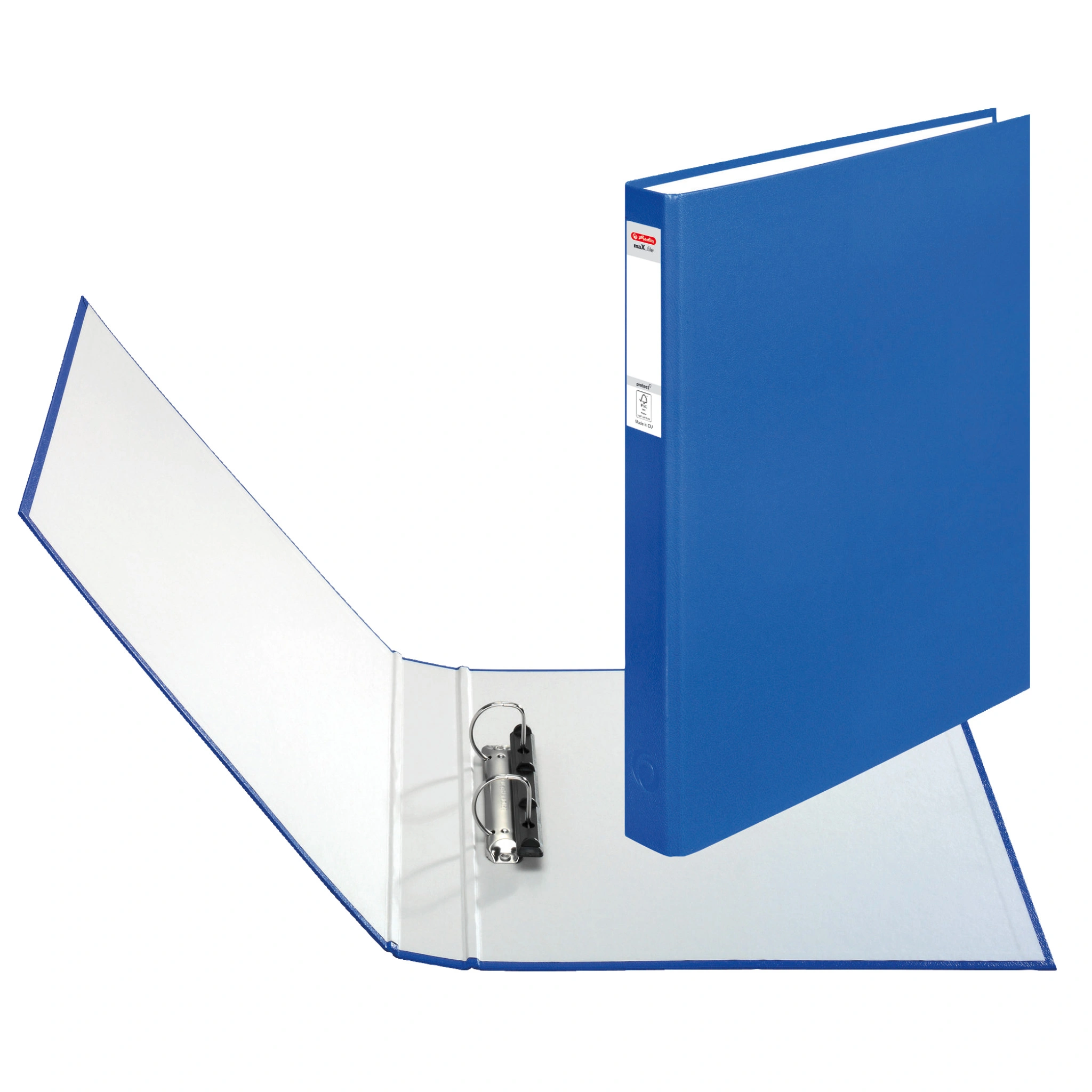 herlitz Ringbuch maX.file protect, A4, 2-Ring-Mechanik, blau (EAN: 4008115364044)