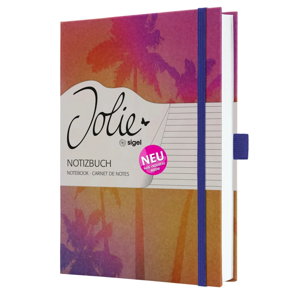 sigel Notizbuch Jolie Pure "Palms", DIN A5, liniert (EAN: 4004360762932)