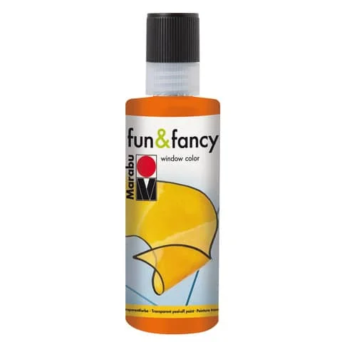Marabu Window Color "fun & fancy", 80 ml, orange (EAN: 4007751068132)