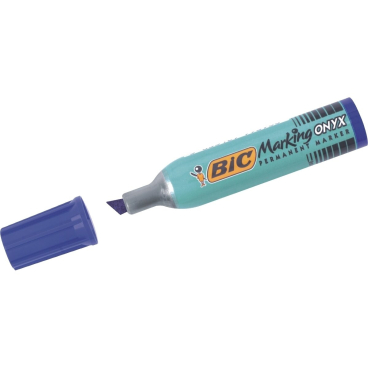 BIC Permanent-Marker Marking Onyx 1481, Keilspitze, blau (EAN: 3086129998968)