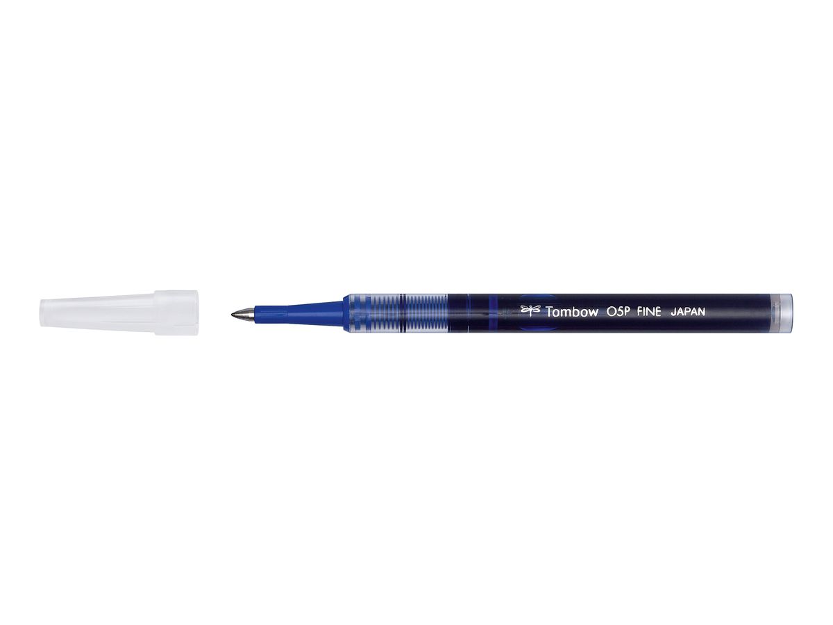 Tombow Tintenroller-Ersatzmine, 0,5 mm, blau (EAN: 4901991597059)