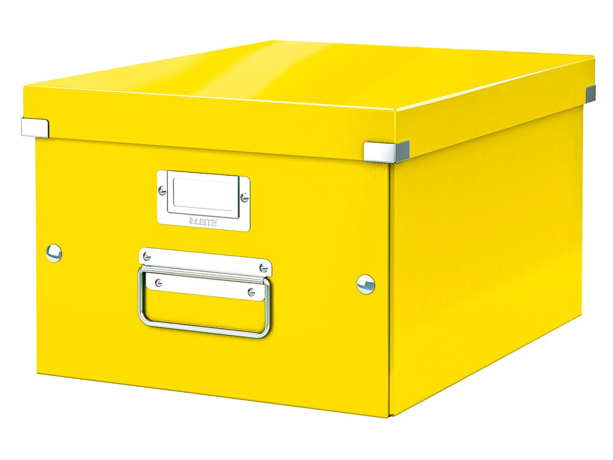 LEITZ Ablagebox Click & Store WOW, DIN A4, gelb (EAN: 4002432122387)