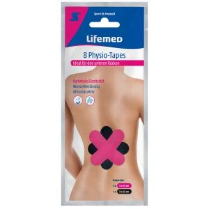 Lifemed Physio-Tape "Unterer Rücken", farbig sortiert (EAN: 4251594201601)