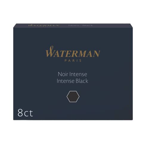 WATERMAN Standard-Großraum-Tintenpatronen, schwarz (EAN: 3034325200194)