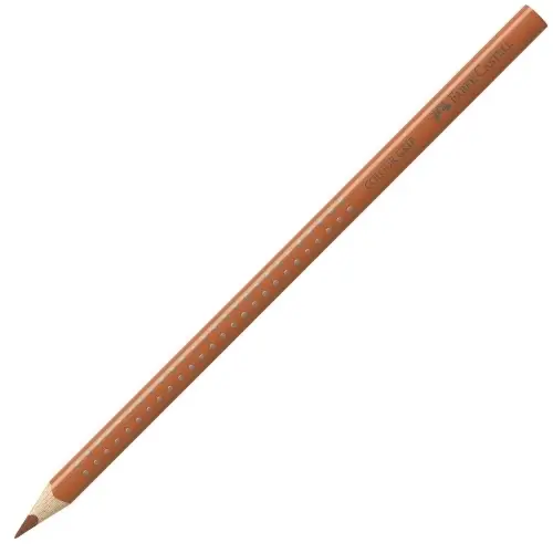 FABER-CASTELL Dreikant-Buntstift Colour GRIP, nussbraun (EAN: 4005401124870)
