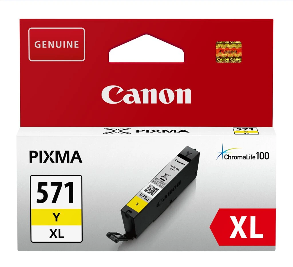 Canon Tinte für Canon PIXMA MG5700, CLI-571, gelb HC (EAN: 4549292032888)