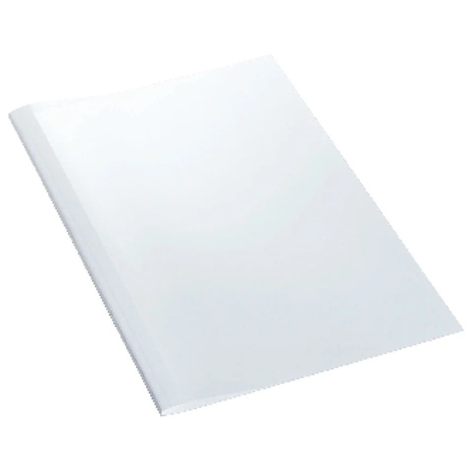 LEITZ Thermobindemappe Leinenoptik, DIN A4, 1,5 mm, weiß (EAN: 5411313771146)