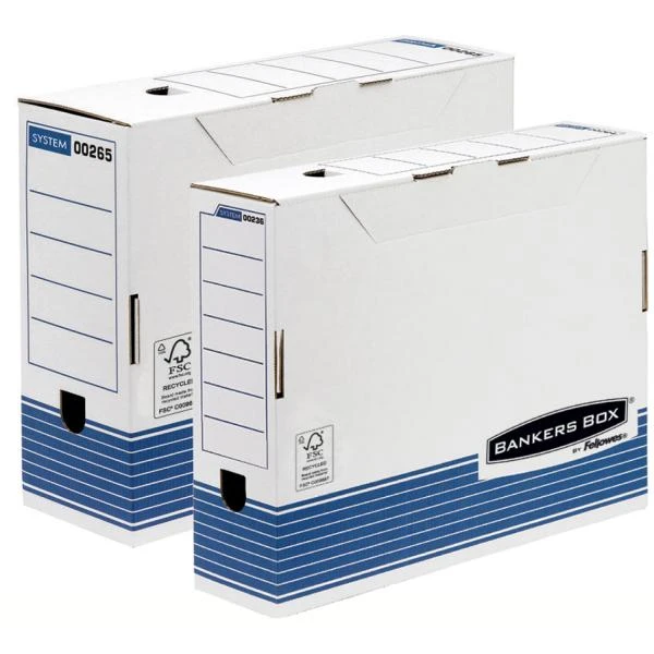 Fellowes BANKERS BOX SYSTEM Archiv-Schachtel, blau,(B)150 mm (EAN: 0043859562589)