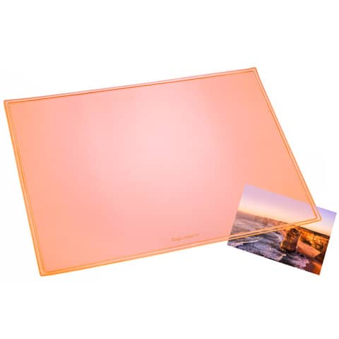 Läufer Schreibunterlage DURELLA TRANSLUZENT NEON, orange (EAN: 4006677326265)