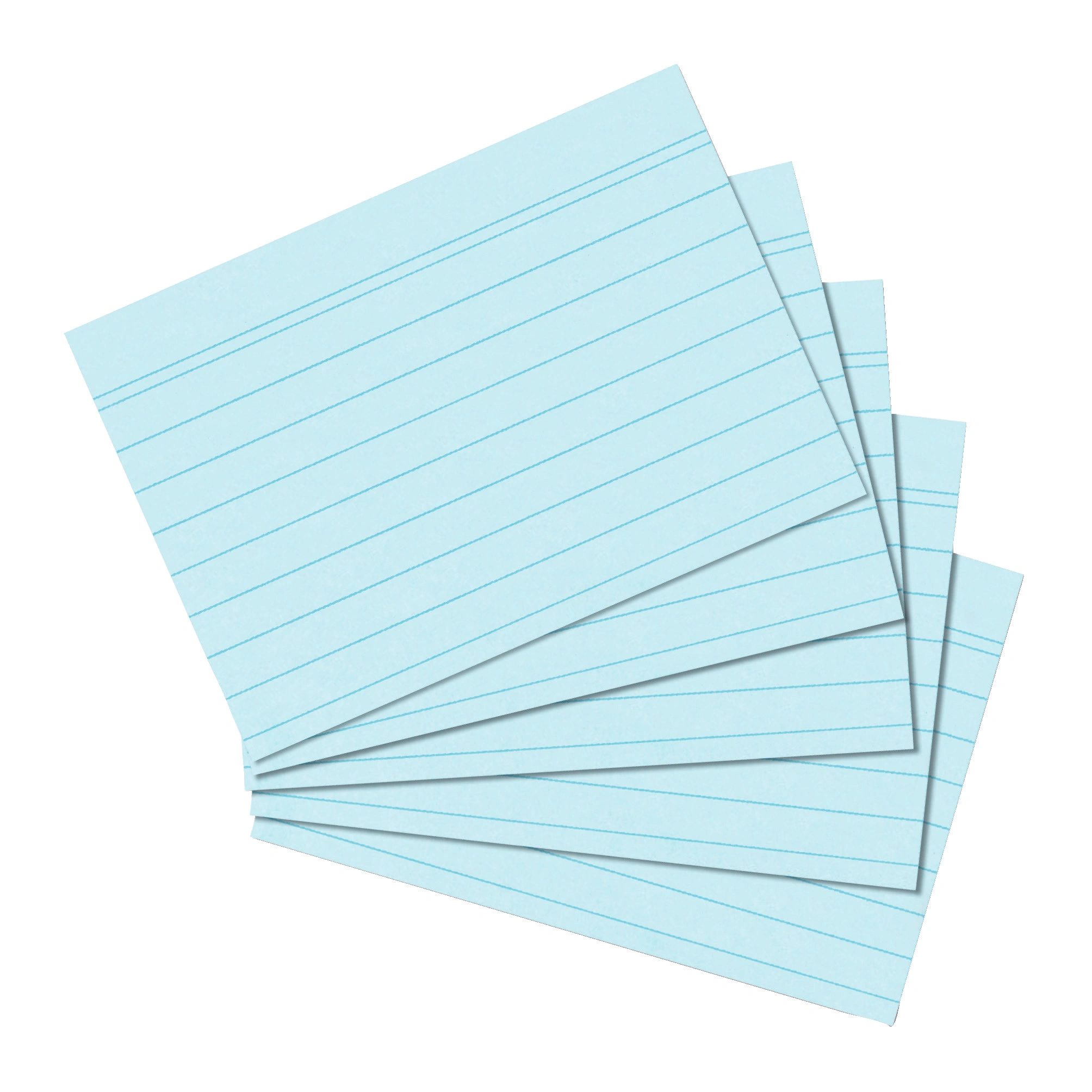 herlitz Karteikarten, DIN A6, liniert, blau (EAN: 4008110309156)
