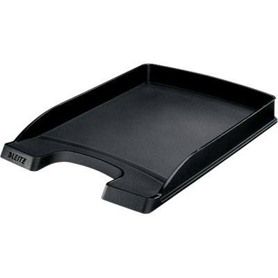 LEITZ Briefablage Plus Flach, DIN A4, Polystyrol, schwarz (EAN: 4002432374861)