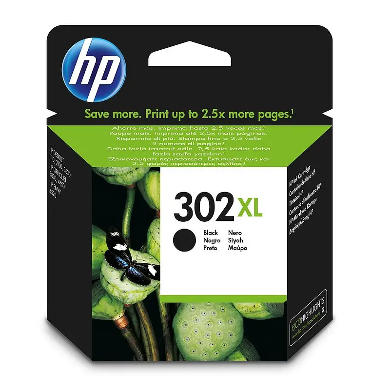hp Tinte hp 302XL für DeskJet 1110, schwarz (EAN: 0888793803141)