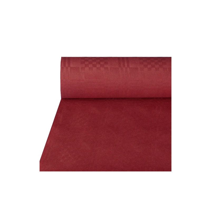 PAPSTAR Damast-Tischdecke, (B)1,0 x (L)50 m, bordeaux (EAN: 4002911125717)