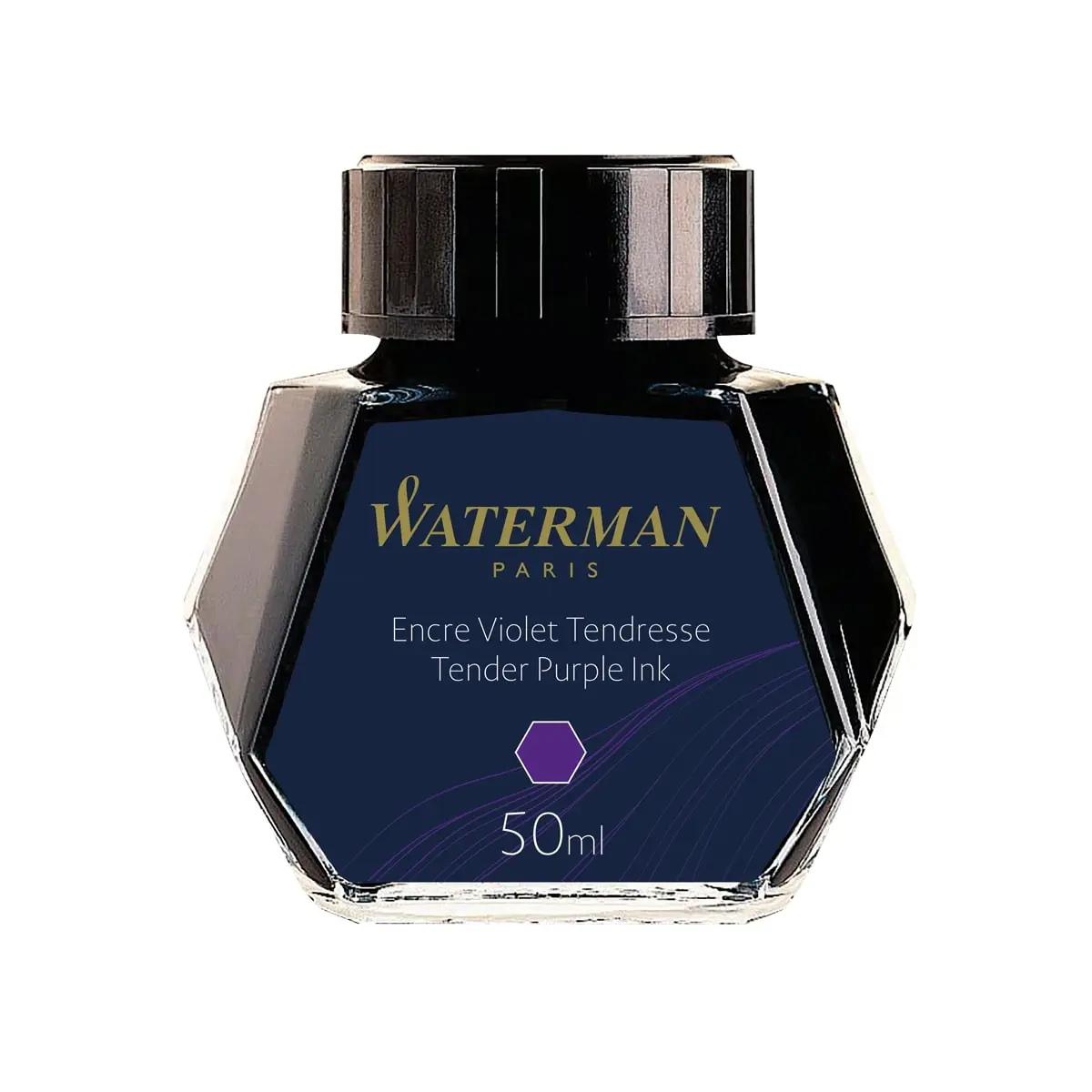 WATERMAN Tinte, violett, Inhalt: 50 ml im Glas (EAN: 3034325106496)