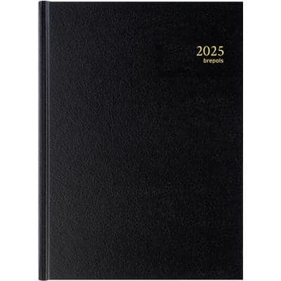 brepols Buchkalender "BREMAX 002" 2027, schwarz (EAN: 5412303100311)