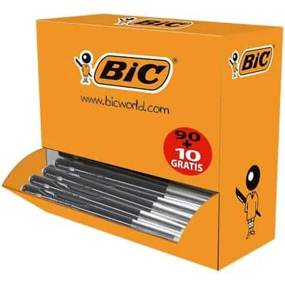 BIC Druckkugelschreiber M10 clic, schwarz, VALUE PACK (EAN: 3086123278264)