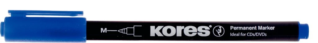 Kores Permanent-Marker "K MARKER FINE", M, blau (EAN: 9023800221032)