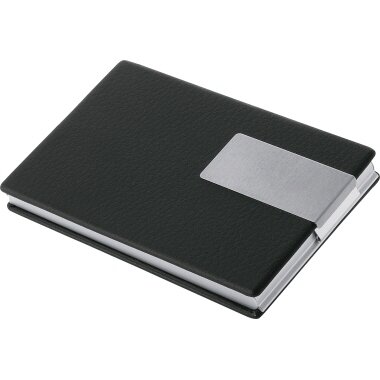 WEDO Visitenkartenbox Good Deal, Aluminium/PVC (schwarz) (EAN: 4003801804576)