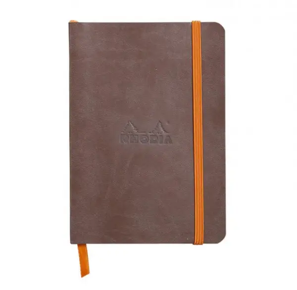 RHODIA Notizbuch RHODIARAMA, DIN A6, liniert, schokolade (EAN: 3037921173039)