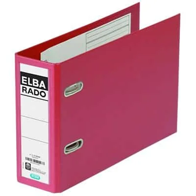 ELBA Ordner rado plast - DIN A5 quer, Rückenbr.: 75 mm, rot (EAN: 4002030101487)
