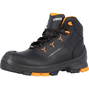 uvex 2 Schnürstiefel S3 SRC, Gr. 40, schwarz/orange (EAN: 4031101609713)