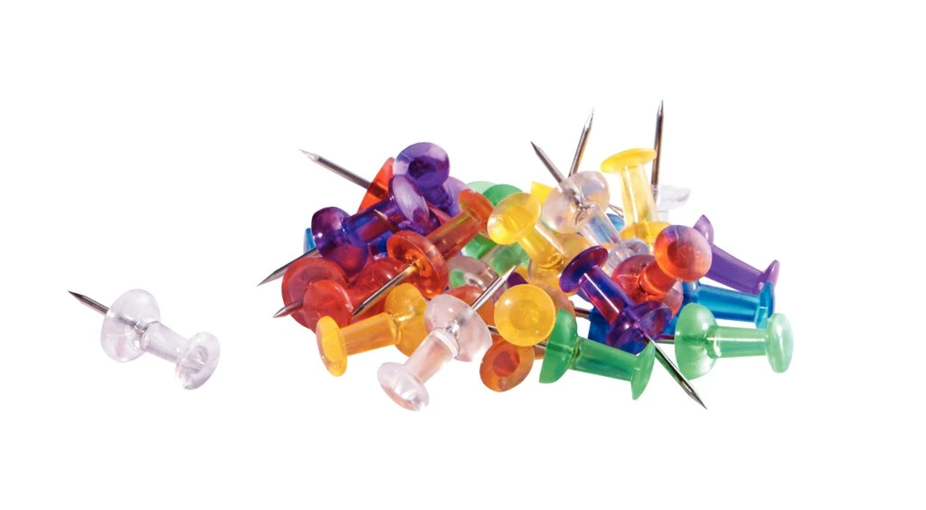 magnetoplan Pinnwand-Nadeln, farbig, Inhalt: 50 Stück (EAN: 4013695053530)