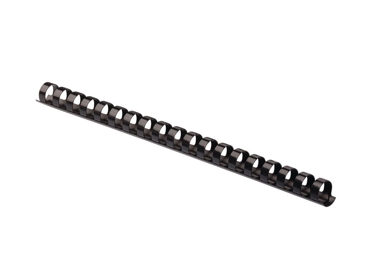 Fellowes Plastikbinderücken, DIN A4, 21 Ringe, 10 mm,schwarz (EAN: 0077511534614)