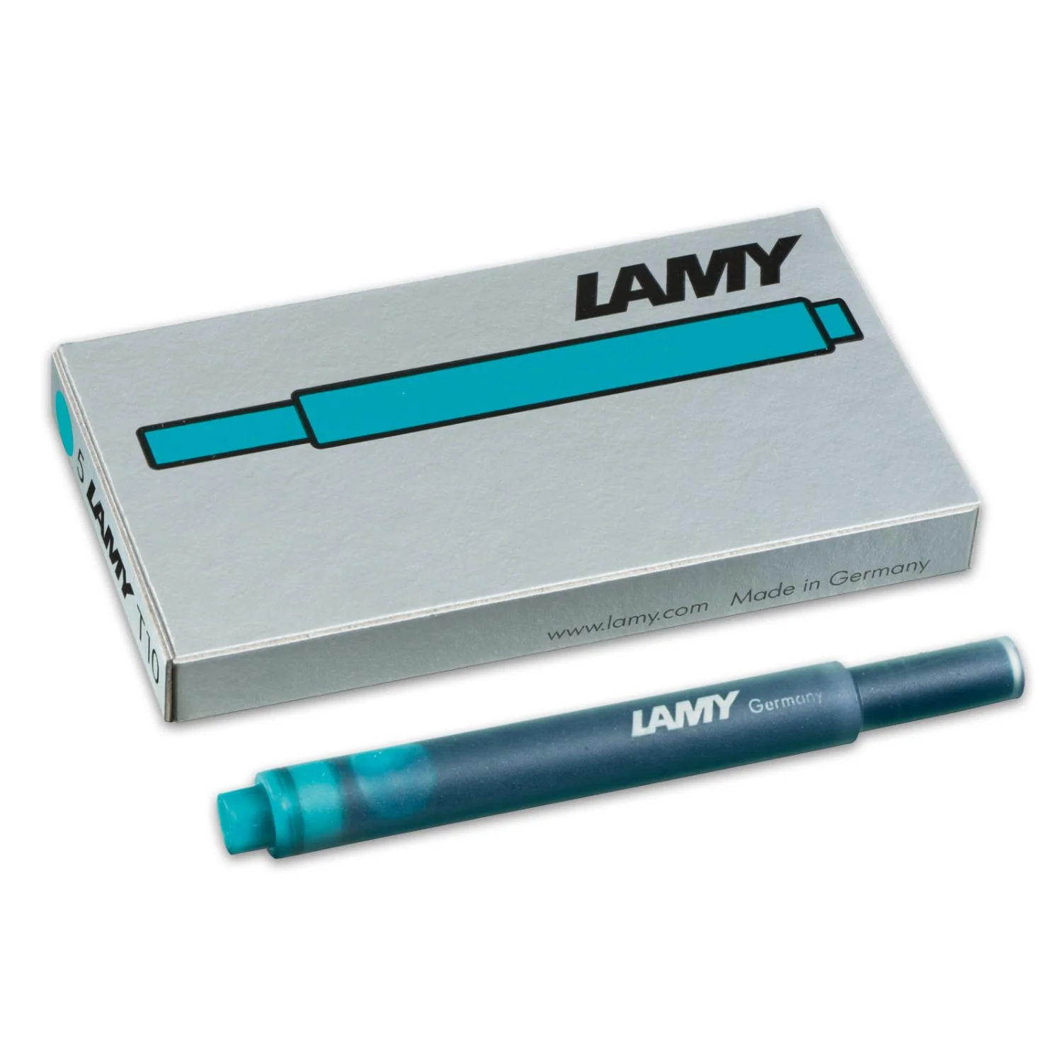 LAMY Großraum-Tintenpatronen T10, türkis (EAN: 4014519027416)