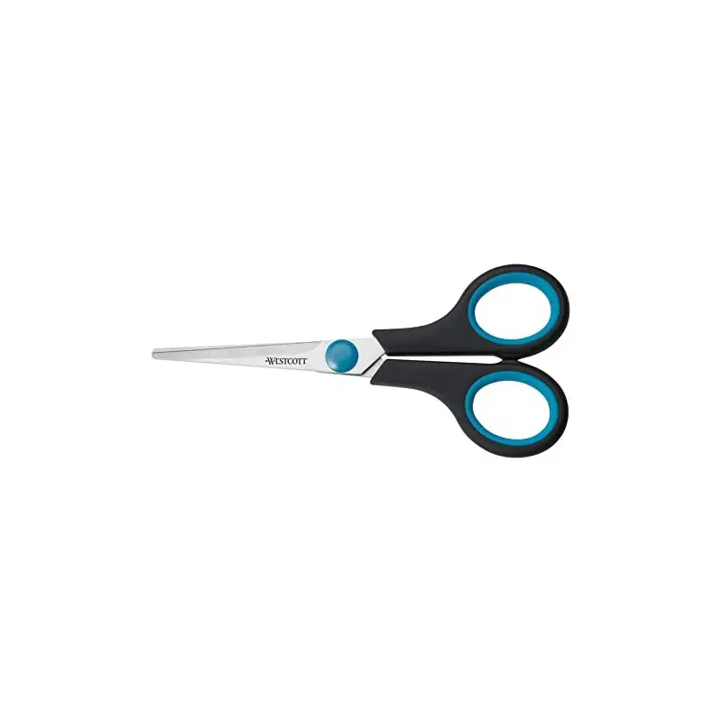 WESTCOTT Schere Easy Grip, Länge: 140 mm, blau/schwarz (EAN: 4027521302501)