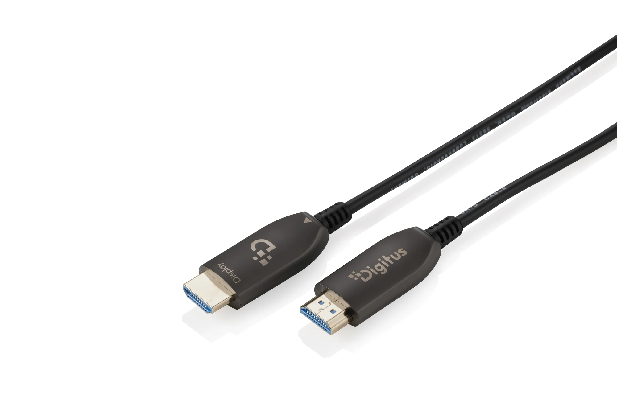 DIGITUS HDMI AOC Hybrid Glasfaserkabel, UHD 8K, 15 m, schwarz (EAN: 4016032467045)