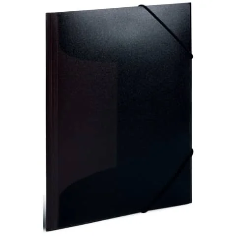 HERMA Eckspannermappe, PP, DIN A4, schwarz-transluzent (EAN: 4008705195010)