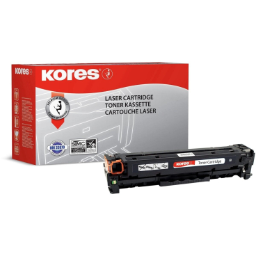 Kores Toner G1218RBS ersetzt hp CC530A/Canon 718BK, schwarz (EAN: 4045257121814)