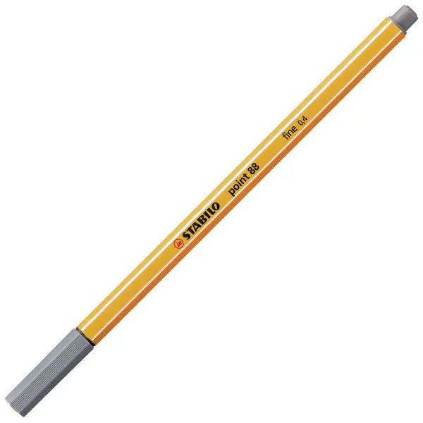 STABILO Fineliner point 88, dunkelgrau (EAN: 4006381333986)