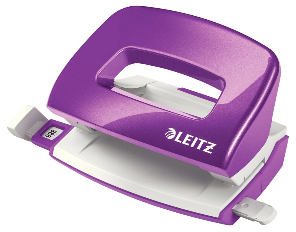 LEITZ Locher Mini NeXXt WOW 5060, violett, Karton (EAN: 4002432103171)