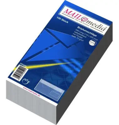 MAILmedia Briefumschlag Offset weiß, DIN Lang, mit Fenster (EAN: 4003928225421)