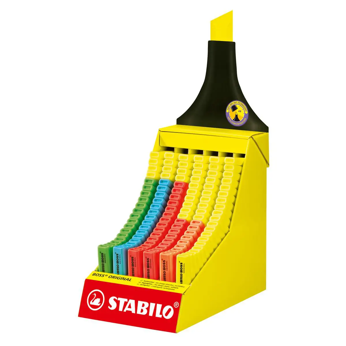 STABILO Textmarker BOSS ORIGINAL, 120er Karton-Display (EAN: 4006381394741)
