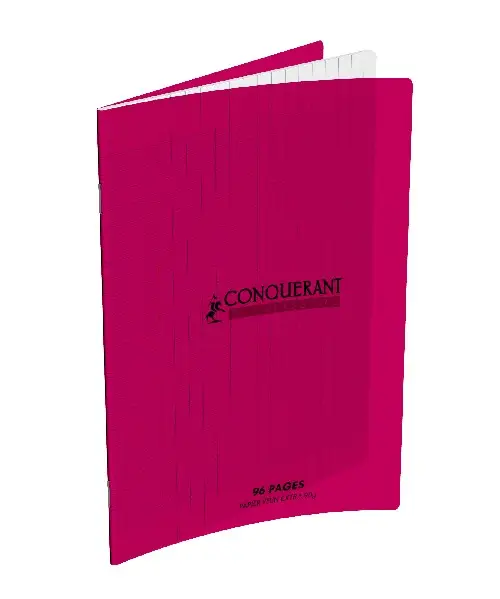 CONQUERANT CLASSIQUE Notizbuch 170 x 220 mm, Seyès, rosa, rose (EAN: 3020120001890)