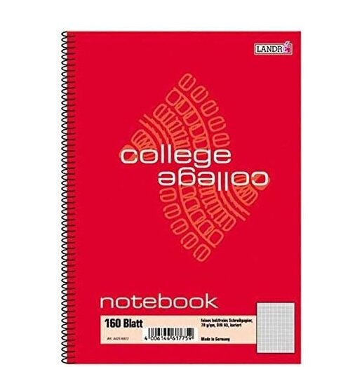herlitz Spiralbuch "Business Office Notes", DIN A5, kariert (EAN: 4006144617759)