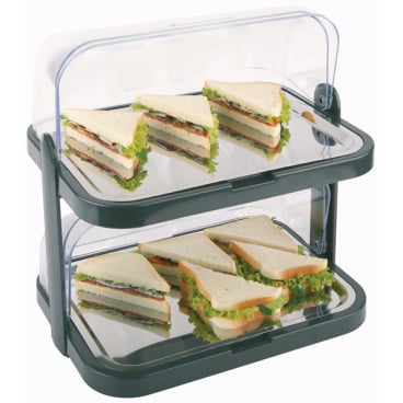 APS Buffet-Vitrine DOPPELDECKER, schwarz (EAN: 4004133092044)