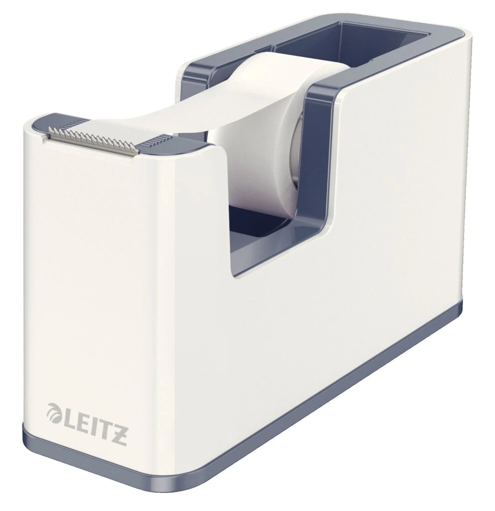 LEITZ Tischabroller WOW Duo Colour, bestückt, weiß (EAN: 4002432113705)