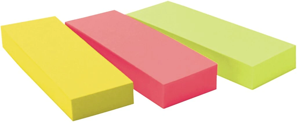 Post-it Haftstreifen Page Marker, Papier, breit, Neonfarben (EAN: 3134375317153)