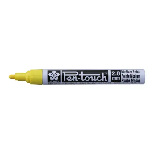 SAKURA Permanent-Marker Pen-touch Mittel, gelb (EAN: 0084511397156)