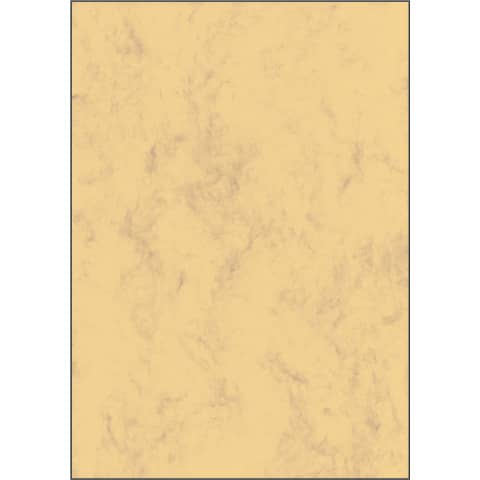 sigel Marmor-Papier, A4, 200 g/qm, Edelkarton, sandbraun (EAN: 4004360947933)