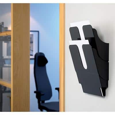 DURABLE Wand-Prospekthalter "FLEXIPLUS 2", A4, 2 Fächer (EAN: 7318089008064)