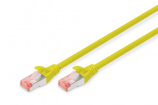 DIGITUS Patchkabel, Kat. 6, S/FTP, 1,0 m, gelb (EAN: 4016032321699)