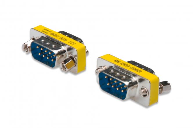 DIGITUS mini Gender Changer, 9 Pol Sub-D, Stecker - Stecker (EAN: 4016032319559)