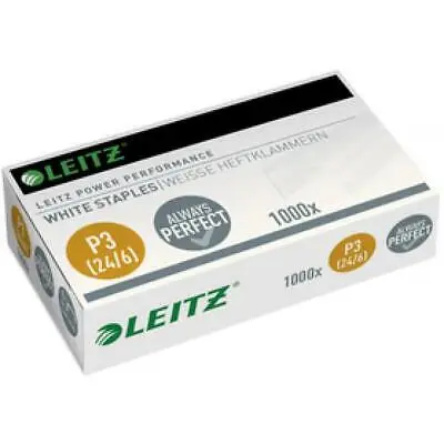 LEITZ Heftklammern 24/6 Power Performance P3, silber (EAN: 4002432399802)