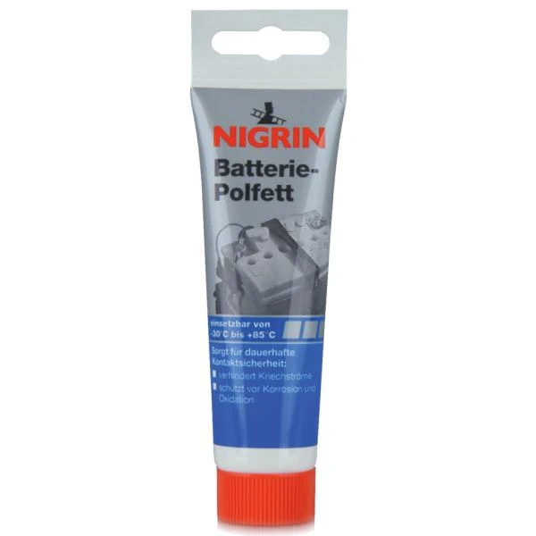 NIGRIN Batterie-Polfett, Säure- und Kontaktschutzfett, 50 g (EAN: 4008153722653)